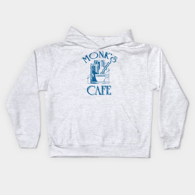 Monk's Cafe - Seinfeld (Variant) Kids Hoodie by huckblade